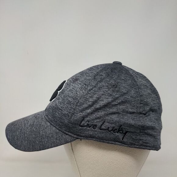 Black Clover Live Lucky Fitted Hat Multi L/XL Embroidered Memory Fit - Picture 3 of 9